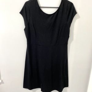 Basic Black Peplum Dress